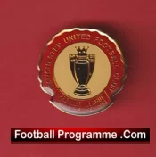 Manchester United Metal Football Badge – Premier League Champions 92/93