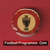 Manchester United Metal Football Badge – Premier League Champions 92/93