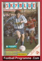 Coventry City v Manchester United 1989