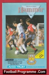 West Ham United v Manchester United 1987 – Man Utd