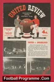 Manchester United v Charlton Athletic 1956 – Bobby Charlton 1st Reprint Replica