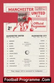 Manchester United v Manchester City 1968 – Man Utd Reserves Game