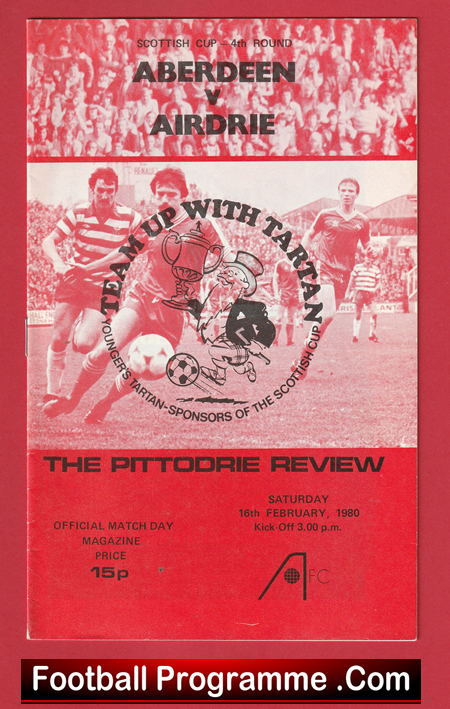 Aberdeen v Airdrie 1980 - Alex Ferguson Manager - Image 2