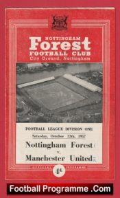Nottingham Forest v Manchester United 1957 – Man Utd Munich