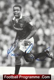 Manchester United Paul Parker Autograph Signed Man Utd