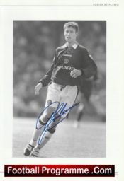 Manchester United Ronnie Johnson Autograph Signed Man Utd