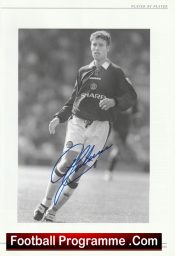 Manchester United Ronnie Johnson Autograph Signed Man Utd