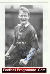 Manchester United Teddy Sheringham Autograph Signed Man Utd