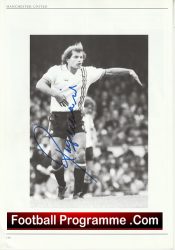 Manchester United Ray Wilkins Autograph Signed Man Utd + Andy Ritchie