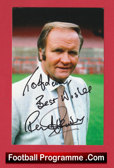 Manchester United Ron Atkinson Autographed Signed Picture Man United Manager - Image 2