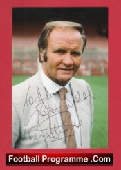 Manchester United Ron Atkinson Autographed Signed Picture Man United Manager