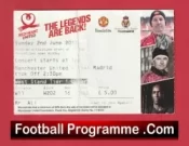 Manchester United v Real Madrid 2013 – Legends Football Ticket