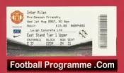 Manchester United v Inter Milan 2007 – Ticket Pre Season Friendly