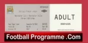 Manchester City v Manchester United 2010 – Football Ticket