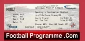 Reading v Manchester United 2008 – Football Ticket