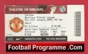 Manchester United v Chelsea 2009 – Match Ticket