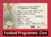 Manchester United v Copenhagen 2006 – Match Ticket Fanzone