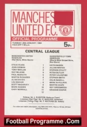 Manchester United v Huddersfield Town 1983 – Reserves Lou Macari