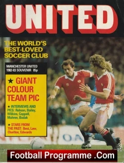  Manchester United Magazine - There's Only One United 1968 - 1978 Football Programme .COM Football Programmes Memorabilia