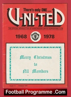  Manchester United v Burnley 1977 - Youth Match Replay Football Programme .COM Football Programmes Memorabilia