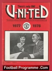 Manchester United Magazine – There’s Only One United 1977 – 1978