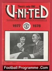 Manchester United Magazine – There’s Only One United 1977 – 1978