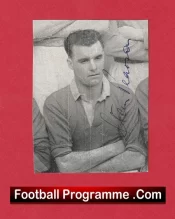 Manchester United Stan Pearson Autographed Signed Picture Man Utd 1950s
