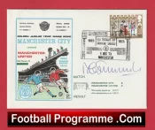 Manchester City Mike Summerbee Autographed Signed FDC First Day Cover 1973