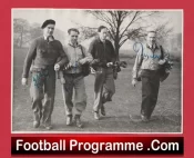 Manchester United Multi Signed Autographed Press Photo Man Utd 1940s + Busby