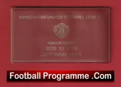 Manchester United Man Utd Season Ticket Book LMTB 1978 1979