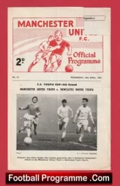 Manchester United v Newcastle United 1963 – George Best Debut Man Utd