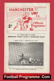 Manchester United v Sunderland 1962 – Man Utd Youth Match