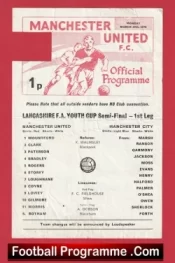 Manchester United v Manchester City 1976 – Youth Cup Semi Final