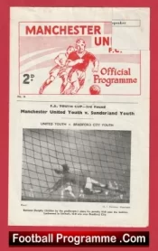 Manchester United v Sunderland 1962 – Man United Youth Match