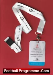 Manchester United v Man City Cup Final 2023 Lanyard