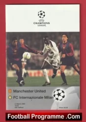 Manchester United v Inter Milan 1999 – European Semi Final Treble Season