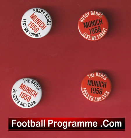 Manchester United Busby Babes 1958 Badges Collection - Image 2
