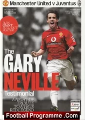 Gary Neville Testimonial Benefit Match Manchester United 2011