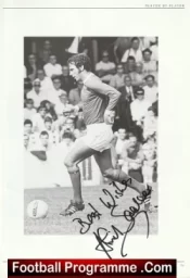 Manchester United David Sadler Autograph Signed Picture Man Utd