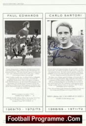 Manchester United Multi Autographed Signed Picture Man Utd