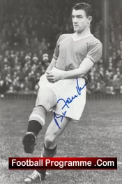 Manchester United Bill Foulkes + Johnny Giles Autograph Signed Picture Man Utd