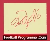 Manchester United Cristiano Ronaldo Autographed Signed Sheet Man Utd