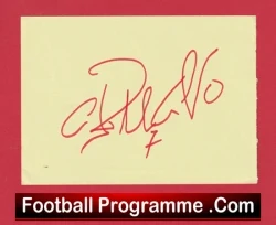 Manchester United Cristiano Ronaldo Autographed Signed Sheet Man Utd