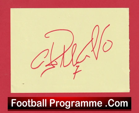 Manchester United Cristiano Ronaldo Autographed Signed Sheet Man Utd - Image 2
