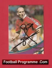 Manchester United Jaap Stam Autographed Signed Football Card Man Utd