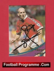 Manchester United Jaap Stam Autographed Signed Football Card Man Utd