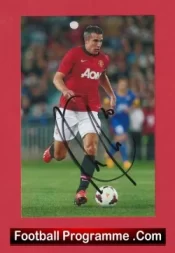 Manchester United Robin Van Persie Autographed Signed Photograph Man Utd