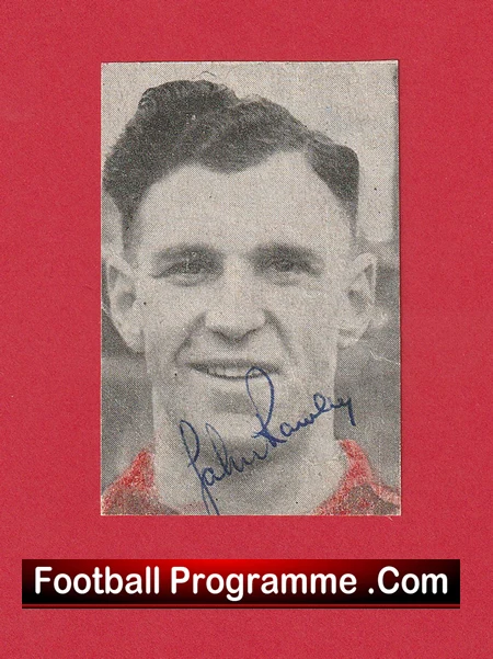 Manchester United Jack Rowley Autographed Signed Picture Card Man Utd 40s - Image 2