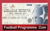 Lille OSC v Manchester United 2005 – Football Ticket France French