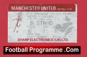 Manchester United v Chelsea 1988 – Man Utd Ticket